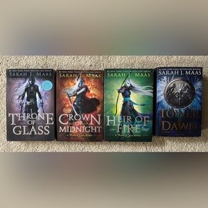 Throne of glass, crown of midnight, heir of fire, tower of dawn Sarah j mass